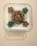Bougie fleurie Douceur Coton